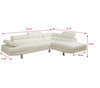 Contemporary Faux Leather Sectional Sofa
