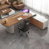Excellence Wooden Design L-Shaped Computer Desk / Lixra