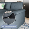 Wooden Fabric Sectional Sofa Set