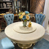 Marble-Top European Round dining Table Set / Lixra