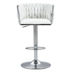 Premium Comfort Set of 2 Grey High Raise Stools / Lixra