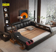Modern Design Leather Smart Bed / Lixra