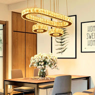 Crystal LED Modern Pendant Light / Lixra