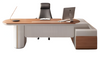 Excellence Wooden Design L-Shaped Computer Desk / Lixra
