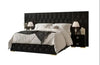 King Size Diamond Tufted Modern Soft Velvet Bed / Lixra