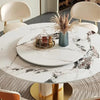 Luxotic Modern Marble-Top Round Dining Table / Lixra