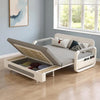 Multifunctional Sofa Bed Upholstered with Linen Cotton / Lixra