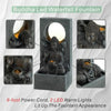 Vintage Buddha Design LED Outdoor Water Fountain / Lixra