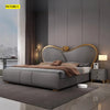 Modern Design Leather Upholstered Bed / Lixra