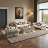 Luxury Design Leather Upholstery Sofa Set / Lixra