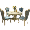 Marble-Top European Round dining Table Set / Lixra