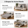 Multifunctional Sofa Bed Upholstered with Linen Cotton / Lixra