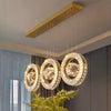 Modern LED Crystal Chandelier Light / Lixra