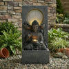 Vintage Buddha Design LED Outdoor Water Fountain / Lixra