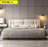 Luxurious Italian modern Leather Bed / Lixra