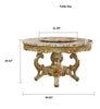 Antique European Round Marble Dining Table / Lixra