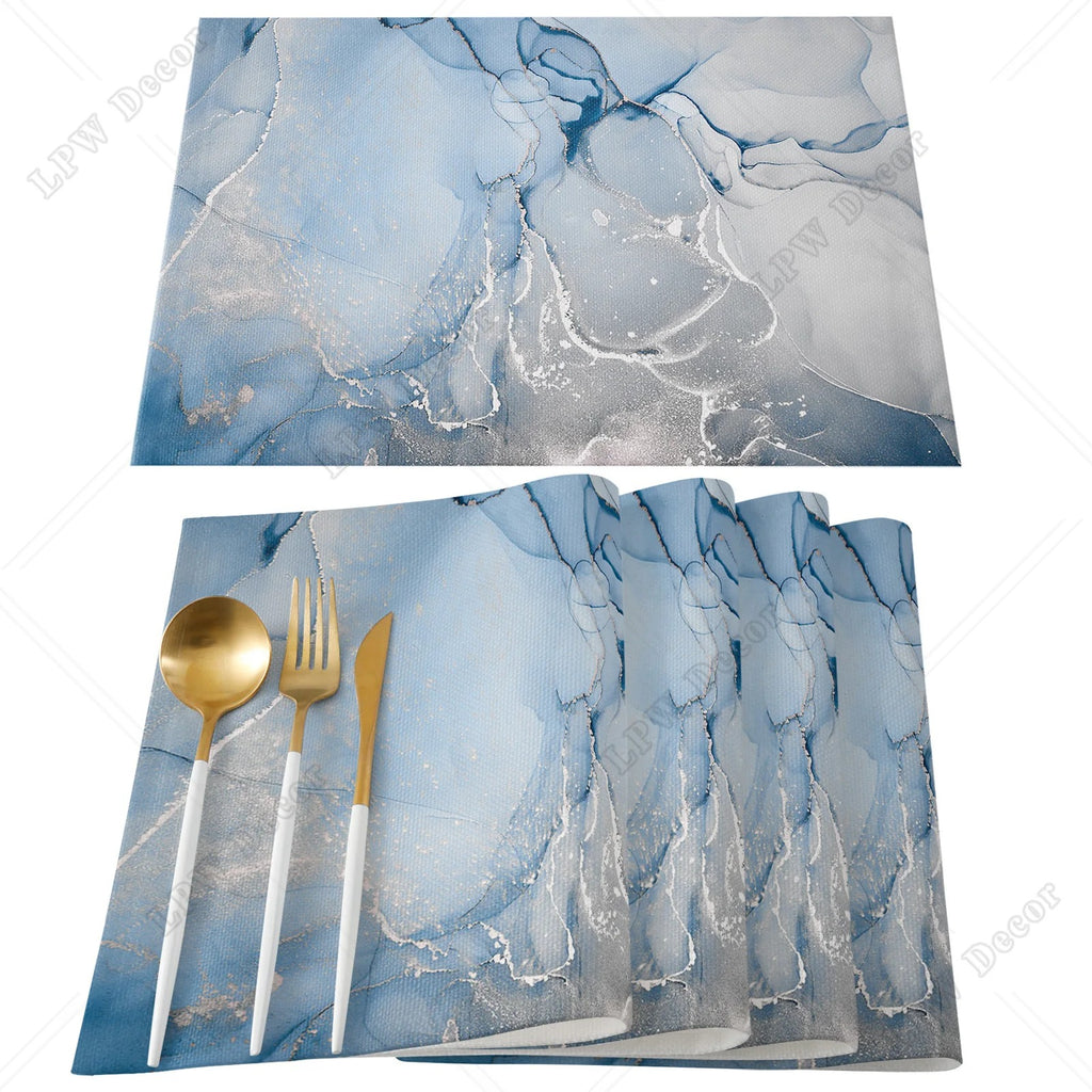 Modern Style Marble Texture Placemats / Lixra