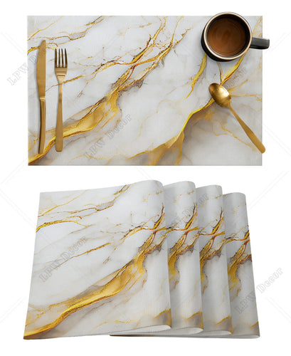 Modern Style Marble Texture Placemats / Lixra