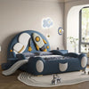 Space Design Leather Upholstery Kid's Bed / Lixra