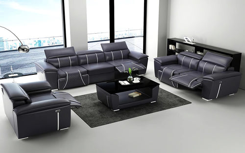 Versatile 3-2-1 Seater Sofa with Reclining Comfort/ Lixra