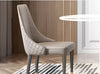 Light Finish Marble Dining Table Set / Lixra