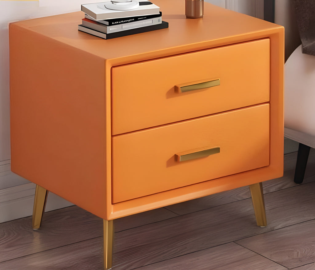 Light Luxury Bedside Wooden Night Stand