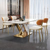 6-Seater Modern Marble Dining Table Set