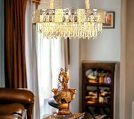 Modern Illuminating Glittering Crystal Chandelier / Lixra