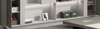 94" Large Multi Cabinet Bookcase With LED / Lixra