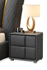 Modern Sophisticated Leather Platform Bed / Lixra