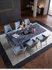 Printed Marble Extendable Dining Table Set / Lixra