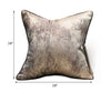 Shiny Silver And Purple Pillow Cover / Lixra