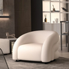  Curved Design Luxurious Velvet Accent Chair / Lixra