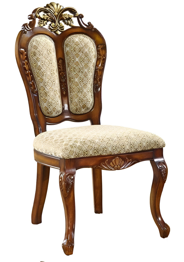Set Of 4 Fine Fabric Dining Chairs / Lixra