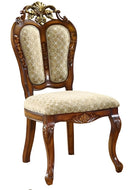 Set Of 4 Fine Fabric Dining Chairs / Lixra