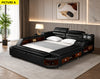 Contemporary Modern Multifunctional Leather Bed / Lixra