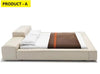 Contemporary Trailblazing Design Comfy Fabric Bed