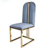 Set Of 6 Ultimate Comfort Velvet Dining Chairs / Lixra