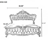 European Leather Tufted Leather Bed / Lixra