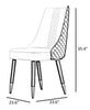 Modern Bolton Marble-Top Dining Table Set