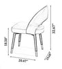 Glossy Finish Rectangular Dining Table Set
