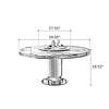 Neo Classic Circular Dining Table Set