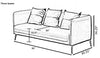 3-Piece Interior Leather Sofa Set / Lixra