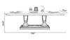 Magnificent Luxurious Marble Dining Table
