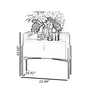 Fashionable Stainless-steel Modern Night Stand