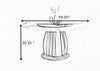 Elegant Design Marble Dining Table Set / Lixra