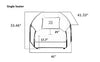 Modern Leather Sofa Set for Living Room