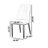 4 pcs Swanky Leather Dining Chairs