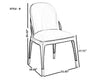 4 Pieces Trendy Leather Dining Chairs