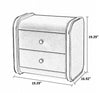 Elegant Button Tufted Design Leather Bed / Lixra